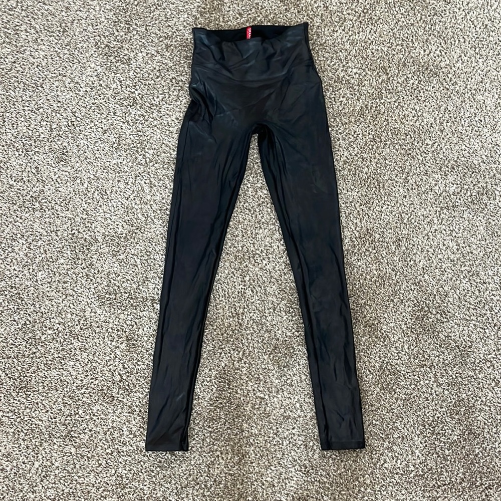 SPANX Faux Leather Leggings